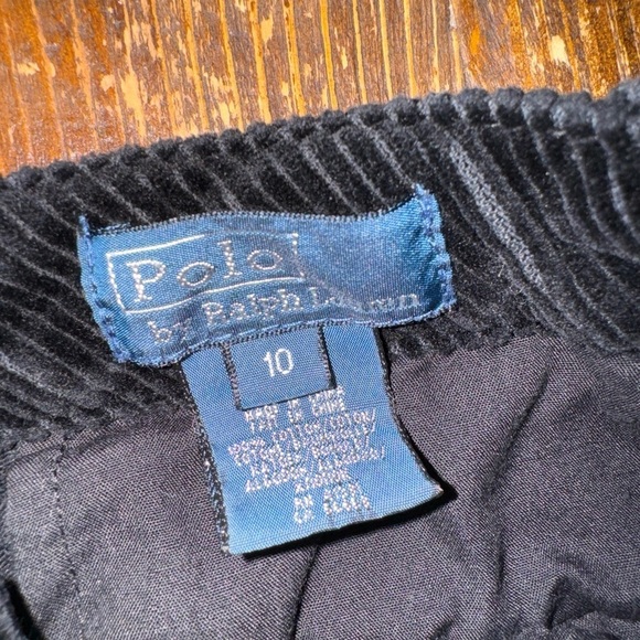 Polo by Ralph Lauren boys black corduroy pants size 10. - Picture 5 of 5